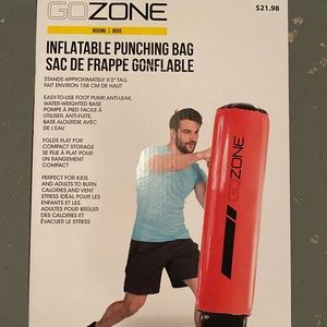 Go zone inflatable punching bag